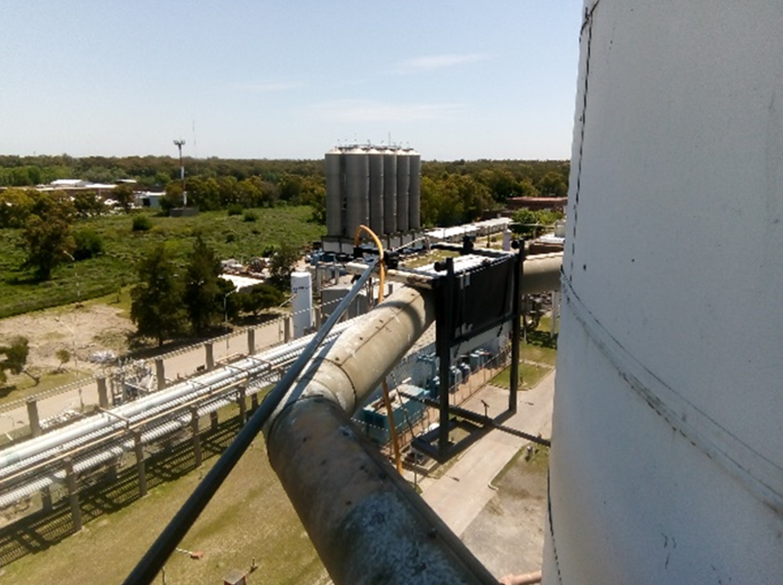 Inspección de soldaduras en planta petroquímica